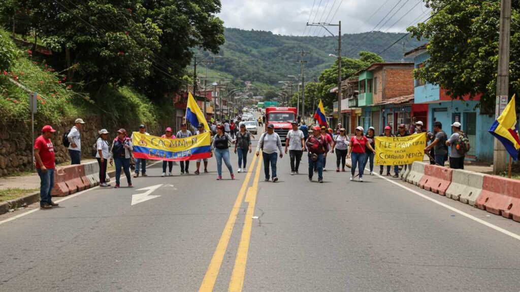 Paros en Colombia