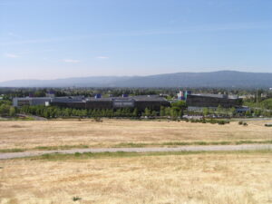 Sede de Google en Mountain View, California, fotografiada por Steven Arnold en mayo de 2009; imagen de referencia.
