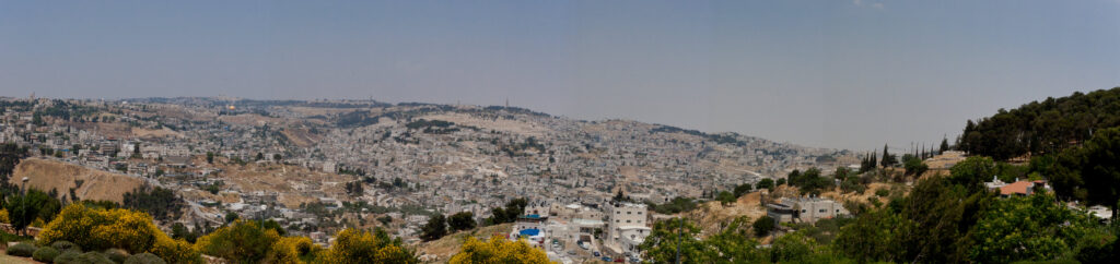 Panorámica de Jerusalén en 2012; fotografía de archivo