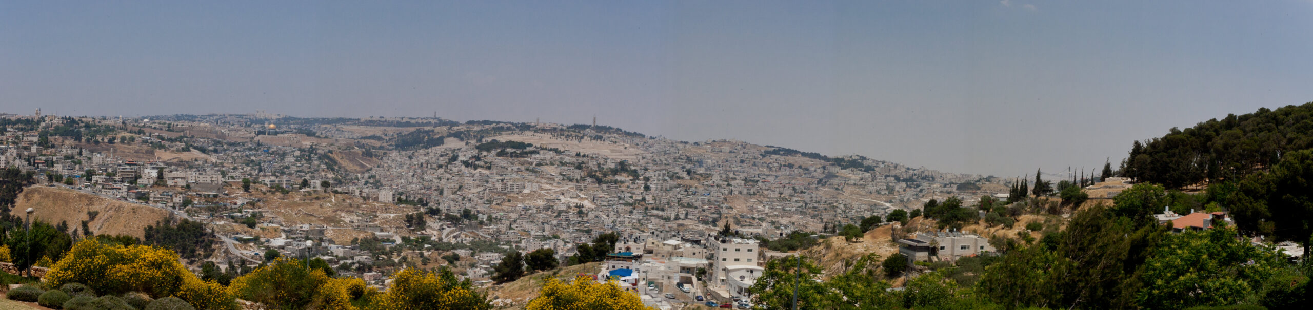 Panorámica de Jerusalén en 2012; fotografía de archivo
