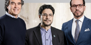 Sergio Fajardo, Ivan Cepeda y Abelardo Delaspriella.