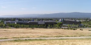 Sede de Google en Mountain View, California, fotografiada por Steven Arnold en mayo de 2009; imagen de referencia.