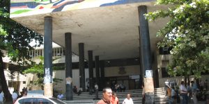 Edificio de la antigua Alcaldía de Barranquilla en 2008; fotografía de referencia urbana, no muestra el GovCamp de 2026