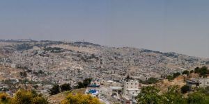 Panorámica de Jerusalén en 2012; fotografía de archivo