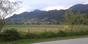 Paisaje rural de Tabio, Cundinamarca, en agosto de 2017; fotografía temática sin identificación de redes del programa