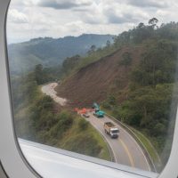 Vía al llano cerrada